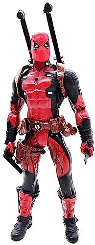 FISAPBXC Deadpool Figure, Action Figure, Decorazione per Torta, Decorazione per Torta, Compleanno Festa Decorazioni Forniture Giocattolo per Bambini per Compleann Regalo, Giocattolo da 16cm