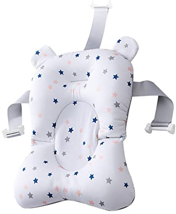 Cuscino da bagno per bambini, per vasca da bagno, per neonati, per vasca da bagno, inserto per vasca da bagno, pieghevole, per neonati 0-12 mesi