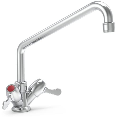 Lioninox Robinet giratoire Professionnel 2 eaux 1/4 Tour