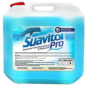 Suavitol Suavizante Ropa Líquido para Lavadora Profesional - Suavizante Lavanderia Tintoreria con Jabón Perfumado - Suavizante Industrial Concentrado Profesional Olor Fresco y Duradero (Atlantic, 20L)