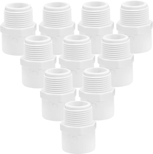 DOITOOL 20 Piezas De Conector De Manguera De Jardín Adaptador De Agua Accesorios De Pvc Conector De Grifo Reutilizable Para Manguera