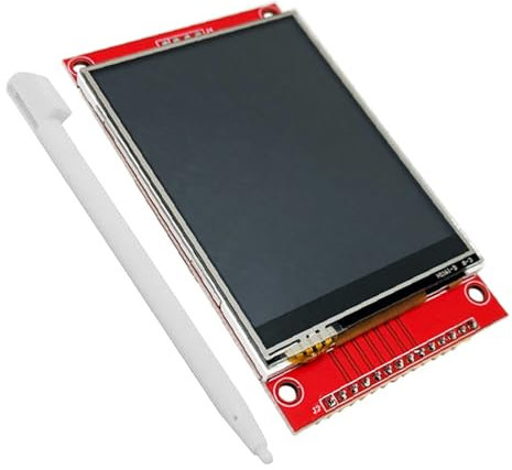 GERUI 2,8-Zoll 4-Draht SPI serieller Anschluss TFT LCD Display Modul ILI9341 treibt mit LCD Touchscreen 240 * 320,5V /3,3V, Mit einem durchgehenden Touchscreen-Stift (2,8-Zoll)