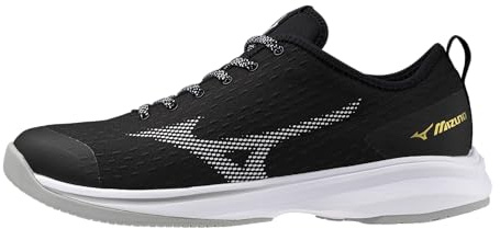 Mizuno Herren Dominant 4 Low Baseball Turf Shoe Cleat, Schwarz/Weiß, 11.5