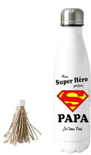 bouteille isotherme personnalisée Papa/Gourde Papa personnalisé/Cadeau fête des Pères/Isotherme Papa