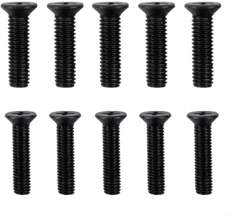 10pcs Fixing Screw, Left Hand Thread M5/M6 22mm for Drill Chuck Shank Adapter