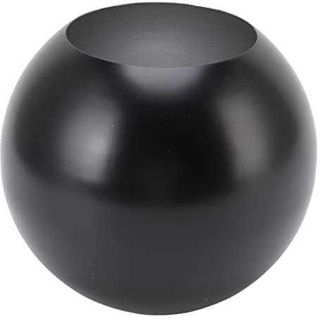 Runde Blumenvase, Goldfarbene/Schwarze Blumen-Kugelvase, Stilvolle Blumenvasen aus Edelstahl, Dekorative Vase Tafelaufsätze bei Hochzeiten, Partytischen, oder