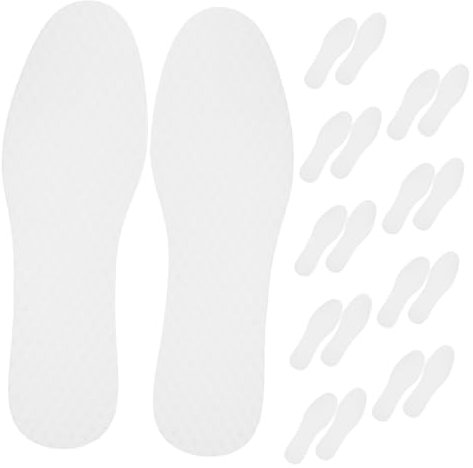 ORFOFE 20 Paia Di Solette Per Scarpe Da Donna Solette Traspiranti in Schiuma Color Carbone Solette Sottili Per Scarpe Da Ginnastica Per Corsa Ed Escursionismo