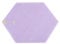 XPJYUA Pinnwand 4 Stück Sechseck Filztafel Fliesen Bulletin Hinweis Kork Selbstklebende Pinnwand Nachrichtenraum Wanddekor Haftnotizen Fotoanzeige(Purple 20x17cm)