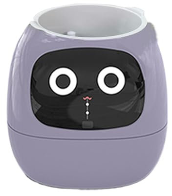 Maceta Inteligente - Adorable Planta Automática de Interior, Compañero Interactivo de Plantas | Maceta Inteligente para Interiores con Funciones Automatizadas, Seguidor de Plantas Inteligente para una