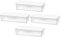MUCKLILY 4 Pezzi Contenitore Trasparente per Cotton Fioc da Viaggio da Cotton Pad Portatile per Viaggio Design e Multi per Conservazione e Spugne Cosmetiche