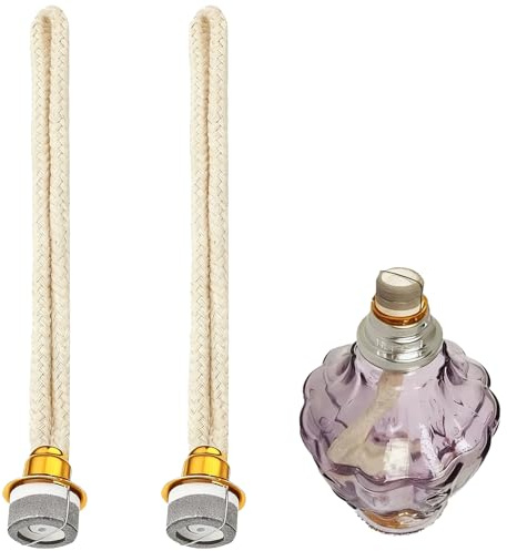 2er Set Duftlampe Docht Ersatzdocht für Katalytische Duftlampen, alle katalytischen Duftlampen mit katalytischem Brenner, Lampen Ersatzbrenner Zubehör für Raumluft Verbessern Aromatherapie(18mm)