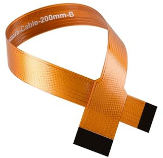 CSI FPC Flexible Cable Compatible with Raspberry Pi 5, 22PIN to 15PIN, Suitable for Connecting CSI Camera Module to RPi 5 or Compute Module 5, 20CM/0.2M/0.65FT Length