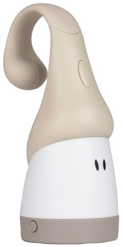 Béaba, Kinder- & Baby-Nachtlicht, kabellos tragbar, mit Taschenlampenfunktion, sanftes Licht, ergonomisches Design: zum Aufhängen an Bett, 90h Akkulaufzeit, Pixie Torch, Ton