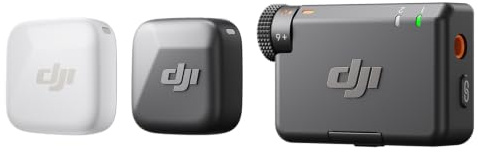 DJI Mic Mini (2 Sender + 1 Empfänger), Detailreicher Klang, Kabelloses Lavaliermikrofon für Kamera/Android, 2-Personen-Vlog, Teamproduktion