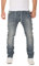 WOTEGA Noah - Denim Jeans Hose - Herren Jogger Jeanshosen Männer - Stretch Sweat Herrenjeans Slim Fit, Grau (Turbulence Grey 3R4215), W33/L34