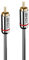 LINDY 3m Digital Coaxial Audio Cable, Cromo Line
