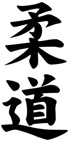 Judo Kanji Sport Art Aufkleber, Stoßstange, lustig, wasserdicht, JDM-Fensteraufkleber, 7,2 cm x 15 cm