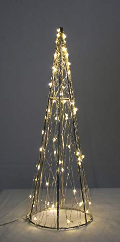 DARO DEKO 3D Lichter-Pyramide 40cm 60 LED