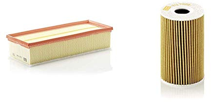Original MANN-FILTER Luftfilter C 35 154/1 – Für PKW & Ölfilter HU 7008 Z – Ölfilter Satz mit Dichtung/Dichtungssatz – Für PKW