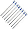 Lot de 8 serre-joints en aluminium de 1 200 mm