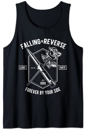 Falling in Reverse T-Shirt (Messer und Rose) Tank Top