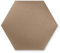 Wandkissen 3D-Wandpaneele zur Selbstmontage, aus Veloursstoff mit weicher Füllung Kopfteil als Dekoration für Schlafzimmer Büros Kinderzimmer Flure - Hexagon 40x35 cm Beige