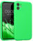 kwmobile Handyhülle kompatibel mit Apple iPhone 11 Hülle - gummierte Handy Case aus Silikon in Neon Grün