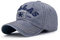 XibeiTrade Vintage Dallas Baseballkappe aus Baumwolle, für Herren und Damen, Retro, Sport, Outdoor, lässiger Sonnenhut, Grau, M-L