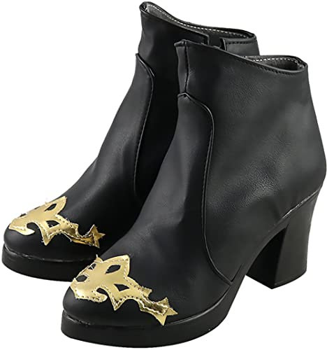 HROUGE Peeepsi Cosplay Stiefel Schuhe for Ciel Phantomhive Black