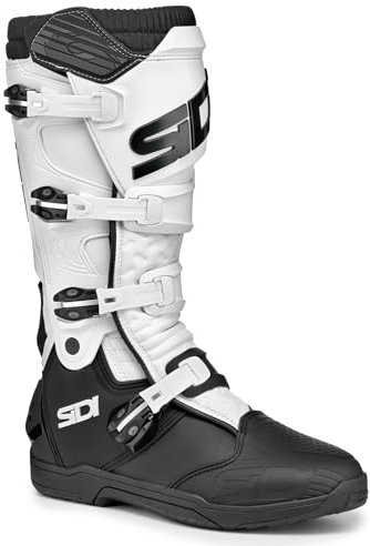 SIDI Stivali Moto Motocross Offroad Uomo X POWER SC Nero Bianco [Taglia: 45]
