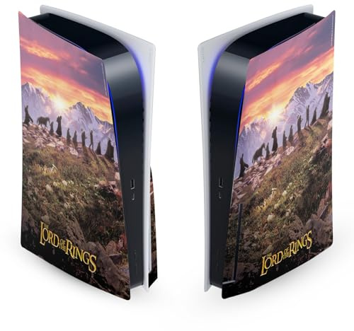 Head Case Designs Officially Licensed The Lord Of The Rings The Fellowship Of The Ring Group Graphic Art Vinyl Faceplate Gaming Skin Decal Compatible With Sony PlayStation 5 PS5 Disc Edition Console