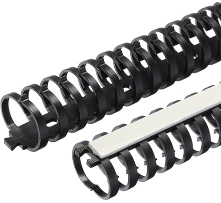 sourcing map 2pcs 20 Cable Raceway 30mm Dia Cord Cover Hider Cable Management Wire Channel with Self Adhesive, Buckle & Scale, Black