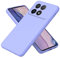 XINYEXIN Silicone Liquido Custodia Cover per Xiaomi Poco X6 Pro 5G, Premium Silicone Case Antiurto con Fodera in Microfibra Protezione a Doppio Strato Caso - Viola