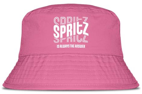 Prozente Momente Spritz is alwasys The Answer - Fischerhut | Anglerhut | Sonnenhut | Sommer | Malle | lustige Sprüche | OneSize | Malle | Urlaub | Pink