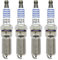 CUMBERLAND 4 Stück Platin-Zündkerze, passend for Ford, passend for FOCUS, passend for FIESTA EDGE, passend for Lincoln, passend for MKX, passend for Cadillac, CTS, passend for SP-411, LTR5IX-11, ILTR5