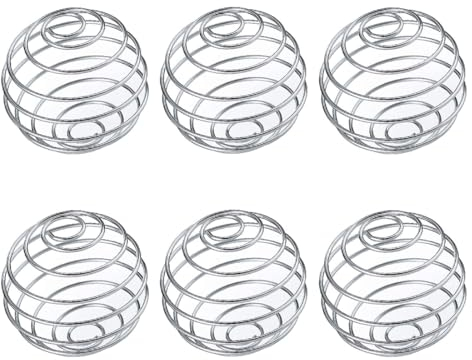 WUSJCOF 6 Stü Edelstahl Protein Shaker-Stainless Steel Mixing Ball Kugel Protein Mixer Sport Fitness Shaker Eiweiß Shaker Bottle Cup Wire Whisk Stainless Steel Mixing Ball Für Protein Blended Getränke
