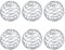 WUSJCOF 6 shakers en acier inoxydable pour boissons mélangées,shakers protéinés en acier inoxydable pour boissons mélangées de protéines, boules de mélange de protéines