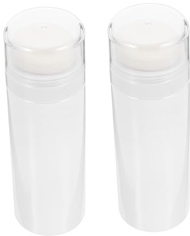 KOMBIUDA 2 Stück Puder Aufbewahrungsflasche Talkum Puder Flasche Tragbare Puderquaste Flasche Körper Puder Halter Puder Flasche Für Mutter Talkum Puder Halter