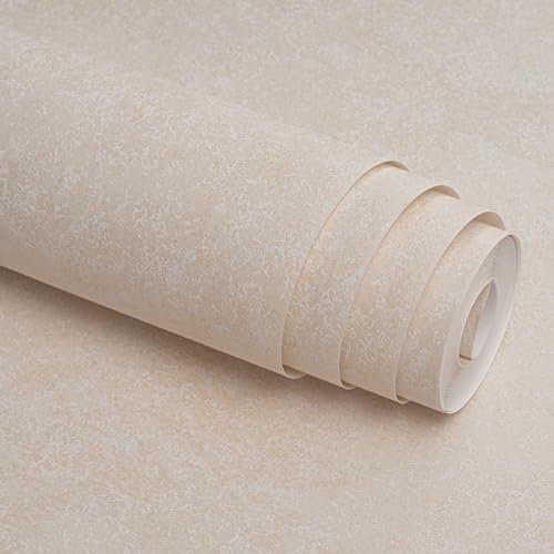 Trafagala Shabby Chic Concrete Effect Wallpaper Gold Cream Industrial Texture with Distressed Pattern Metallic Detailing Natural Quartz Lustre Wallpaper for Bedroom Living Room Hallway