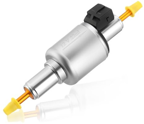 GEARLEADER Car Diesel Heater Oil Fuel Pump 12V 22ML Low Noise Air Heater Fuel Pump Pulse Metering Pump for Auto Heater 2KW 5KW 8KW Parking Heater