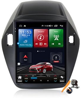 Ts7,YLOXFW Autoradio Stereo Android 14.0 Navi für Hy-undai IX35 Tuscon 2009-2015 Sat GPS Navigation 9.7 Zoll Cartablet DVD Multimedia Player FM BT Receiver mit Carplay 4G 5G WiFi DSP SWC