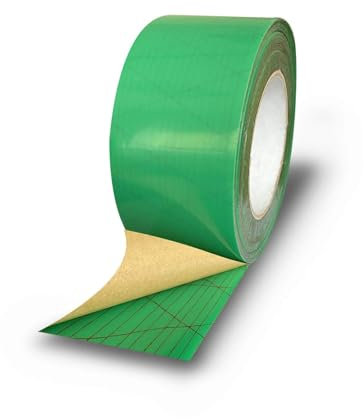 Hausa Hochleistungsklebeband 60mm x 25m grün zur luftdichten Verklebung von Dampfsperrfolie Dampfbremsfolie Dampfbremse Dampfsperre, Profi Folienklebeband Systemklebeband ProFlex extrem stark