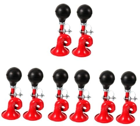 YARNOW 8stücke Fahrrad Horn Und Klares Geräusch Installieren Geeignet Für Mountainbike Und Rennrad Retro Design Für Und Stil