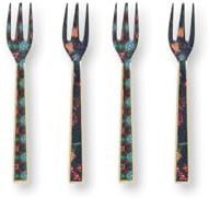 Pip Studio Set/4 Kuchengabeln Emailliert Berry Blues