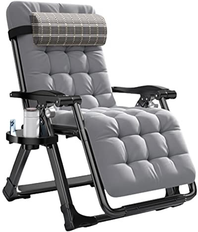 QUEAWOQ verstellbare Liegestühle Hochleistungs-Klapp-Loungesessel Home Patio Verstellbare Liegestühle Büro Metall-Liegestuhl weich Octopus feet