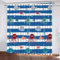 XPINGO 3D Maritime Gardinen ösenschal 2er Set B 120 X H 140 cm Wal Vorhang Blickdicht Kälteschutz Schallschutz Verdunkelung Wärmeisolierende Vorhänge für Wohnzimmer Schlafzimmer（Stil 1-13）