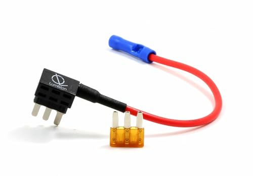 Universal Car Micro 3 Tap, Blade Style Expandable Circuit Tap Adapter, Powers 12 Volt Underbody Underglow Interior Lights Accessories, Fuses Accessories (Includes 5 Amp Fuse)