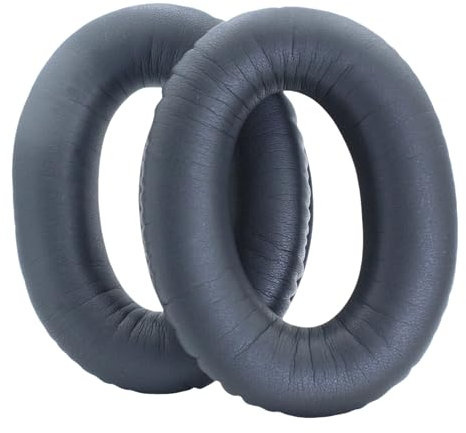 Compatible with Bose A20 X A10 Earphones, Replace Ear Pads with Protein PU Leather Ear Pads (Black)