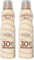 Hawaiian Tropic Silk Hydration Air Soft Sun Spray Lotion Sonnenspray SSF 30, 1 St,177 ml,Standard (Packung mit 2)