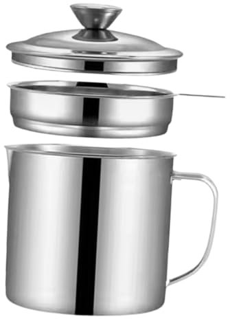 Bidon Filtrant Acier D'huile 1 L Inoxydable Cuisine